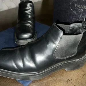 Prada | Shoes | Prada Calzature Uomo Spazzolato Rois Nero | Poshmark